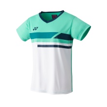 Yonex Sport T-shirt Crew Neck Club Team 2023 white/mint green Women